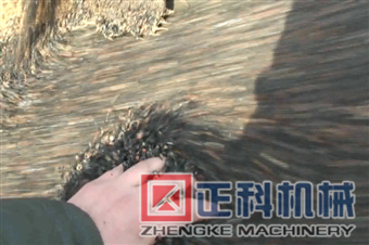 成品砂出料情况